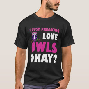 Camiseta Citação De Pássaros Eu Só Estraguei Corujas Ad