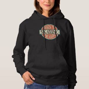 Camiseta Citação de Patinação Antiga Para Patinador de Gelo