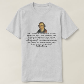 Camiseta Citação de Patrick Henry