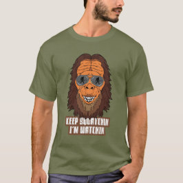 Camiseta Citação de Pé Grande Engraçado Sasquatch