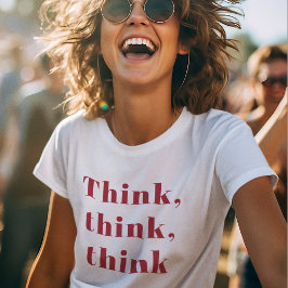 Camiseta Citação de Pensão Vermelha Positiva de Inspiração