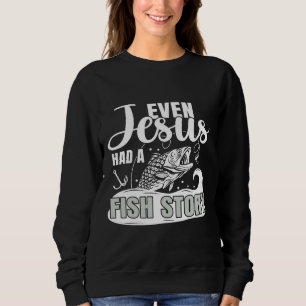 Camiseta Citação De Pesca Até Jesus Tinha Uma História De P