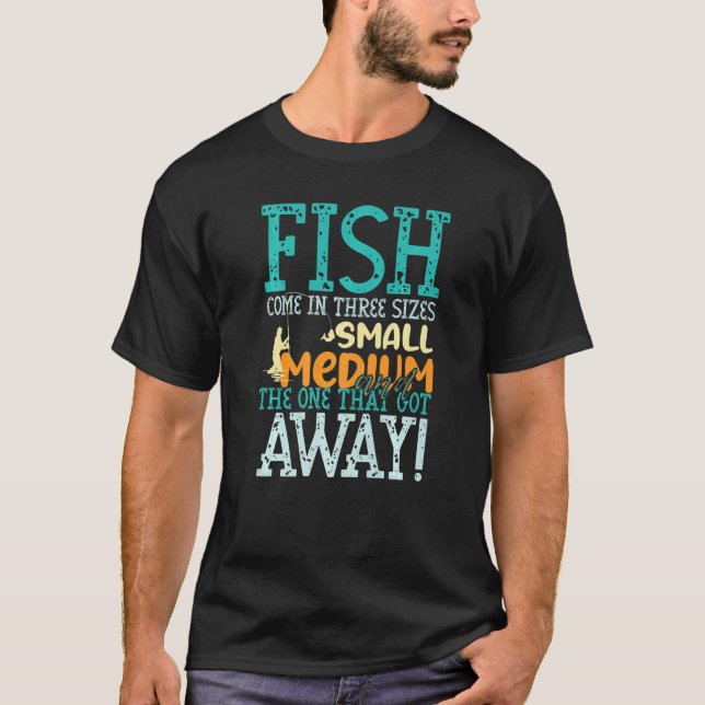 Camiseta Citação de pesca com mosca  Ditado de pesca (Frente)