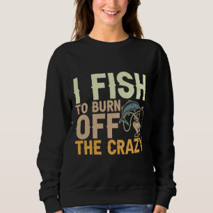 Camiseta Citação De Pesca I Pede Para Queimar O Louco