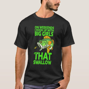 Camiseta Citação de Pesca - Nos fins de semana eu me envolv