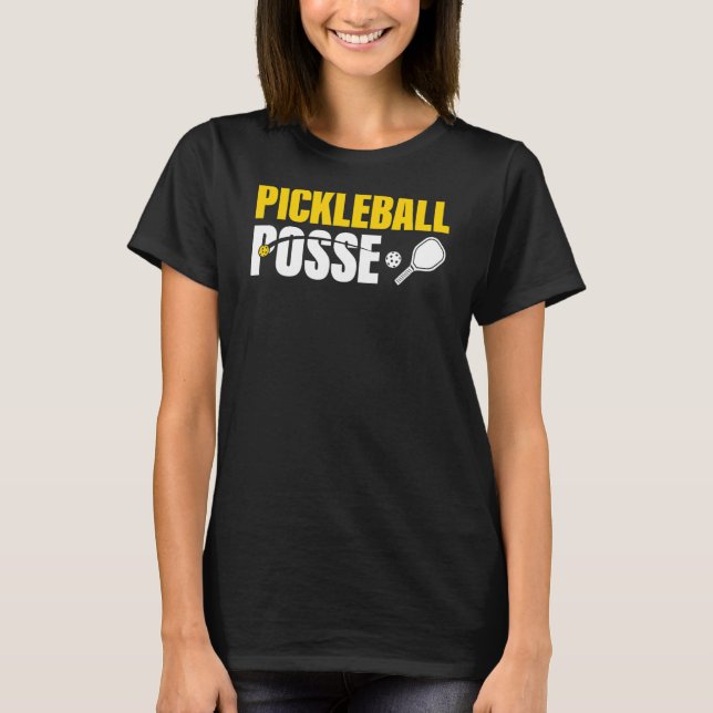 Camiseta Citação de Pickleball Posse (Frente)