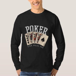 Camiseta Citação de Poker para Gambler