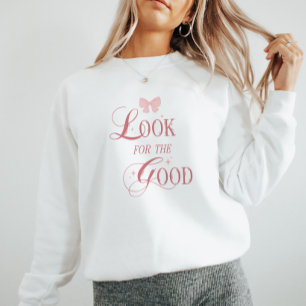 Camiseta Citação de Positividade com Tipografia Coquete Ros