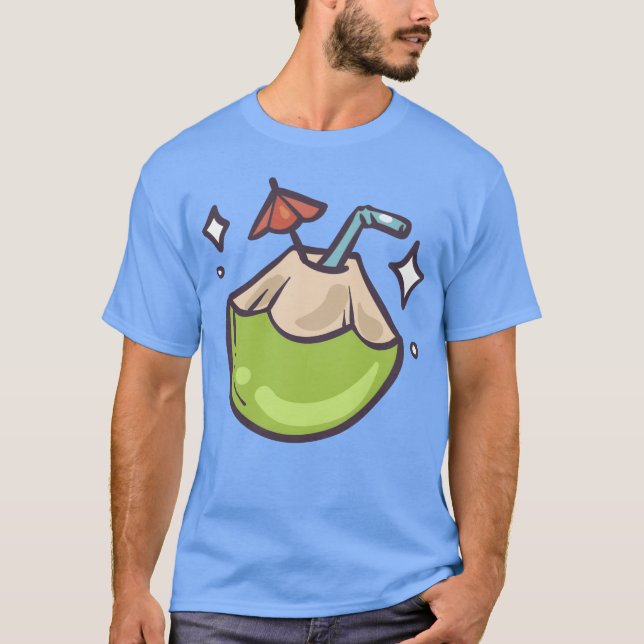 Camiseta citação de presente de coco menino (Frente)
