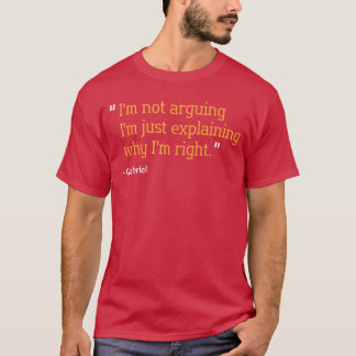 Camiseta Citação de Presente de Gabriel Engraçado Aniversár