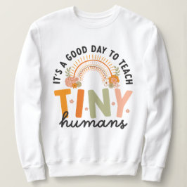 Camiseta Citação de Professora de Pré-Escola Retro Boho