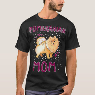 Camiseta Citação de Proprietário Pomeraniano Funny Mãe da P