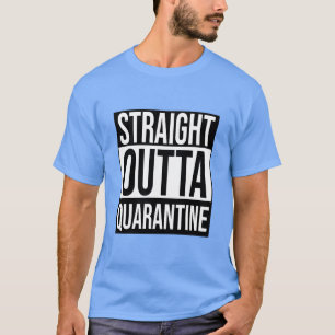 Camiseta Citação de Quarentena Externa de Hetero Engraçado