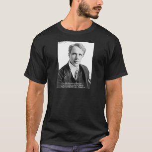 Camiseta Citação de Robert Frost "Caminho Percorrido" em Ca