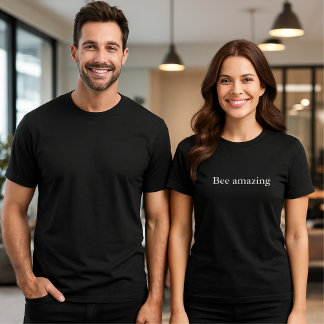 Camiseta citação de roupa estética Bee incrível