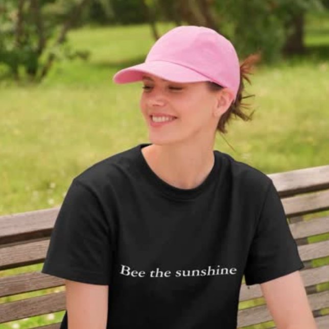 Camiseta citação de roupa estética Bee o sol (Criador carregado)