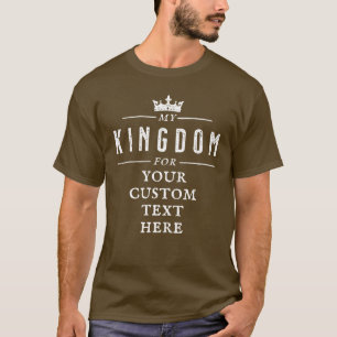 Camiseta Citação de Shakespeare Personalizada