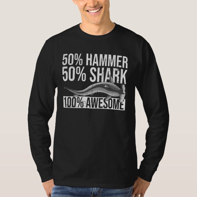 Camiseta Citação de Shark Hammerhead para um Hammerhead Sha (Frente)