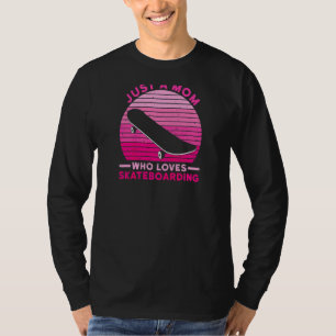 Camiseta Citação De Skateboard Para Mulheres Em Um Mo De Sk