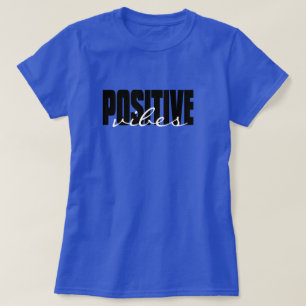 Camiseta Citação de Slogan Personalizada Positiva
