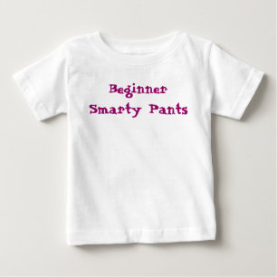 Camiseta Citação de Smarty Pants Iniciante