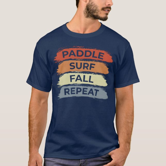 Camiseta Citação de Surf Vintage menino (Frente)