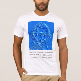 Camiseta citação de Thomas Paine