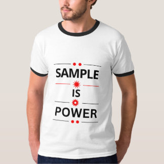 Camiseta Citação de Tipografia Negrito