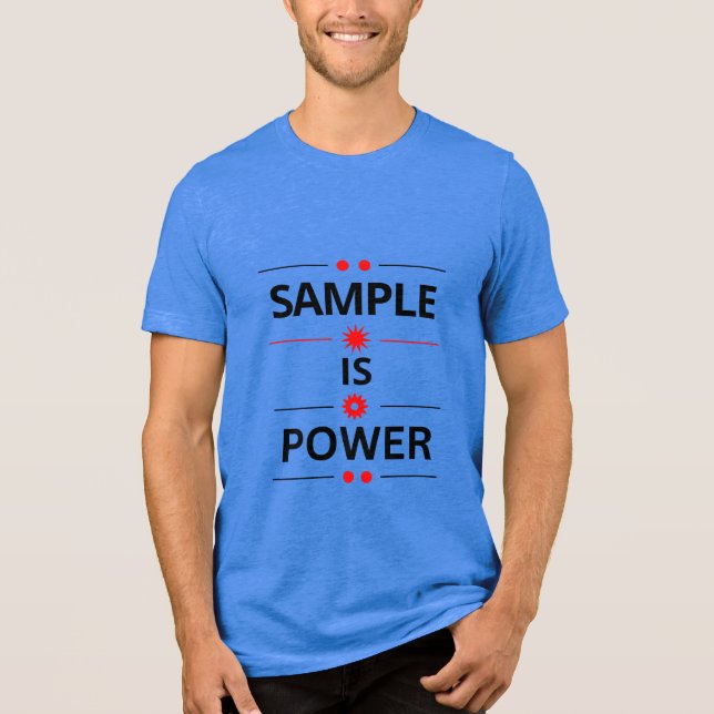 Camiseta Citação de Tipografia Negrito (Frente)
