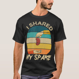 Camiseta Citação de transplante de rim para um doador de