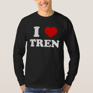 Camiseta Citação de treino Eu Amo Design Tren Frio fisicult