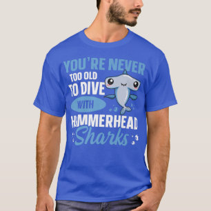 Camiseta Citação De Tubarões De Hammerhead Para Uma Cabeça