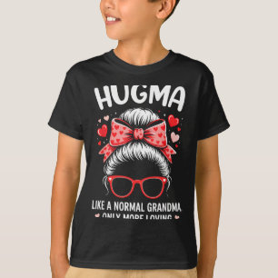 Camiseta Citação de Valentine Hugma para Avó Amorosa com Cu