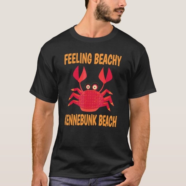 Camiseta Citação de Verão de Kennebunk Beach (Frente)