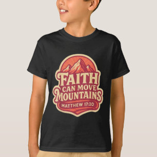 Camiseta Citação de Versículo Bíblico Fé das Mulheres Pode