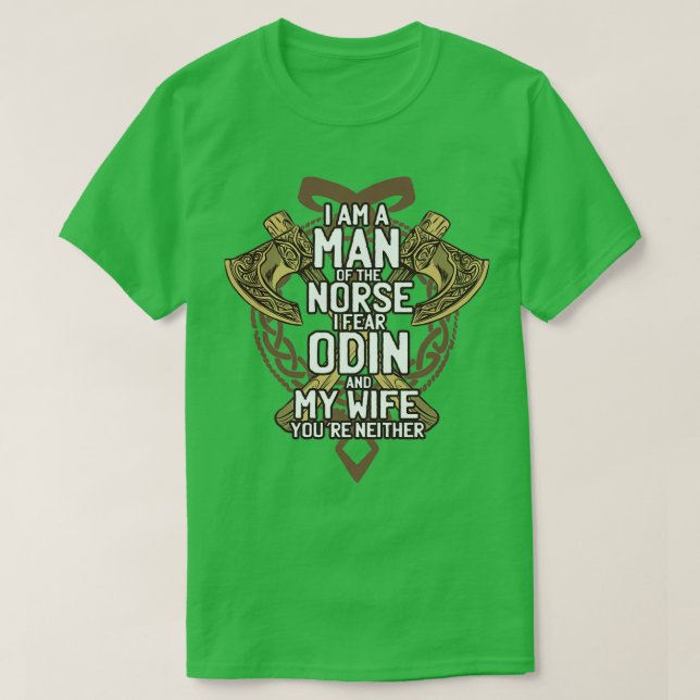 Camiseta Citação de Vikings (Frente do Design)