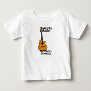 Camiseta citação de violão positiva para guitarristas