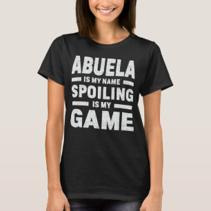 Camiseta Citação Divertida de Abuela Cute Grandma