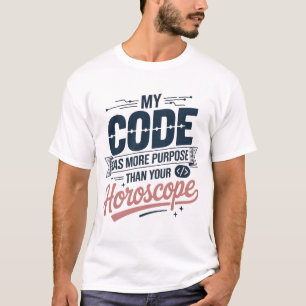 Camiseta Citação Divertida de Codificação Design de Program