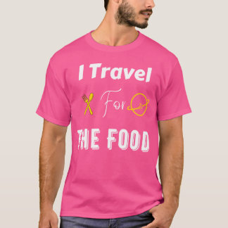 Camiseta Citação Divertida de Comida Iravel Para a Família