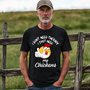 Camiseta Citação Divertida de Terapia para Amantes de Frang