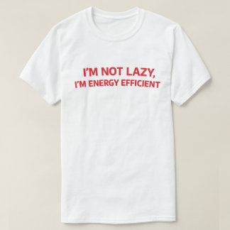 Camiseta Citação Divertida e Preguiçosa "Não Estou com Preg