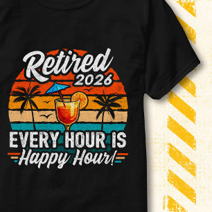 Camiseta Citação Divertida para Festa de Aposentadoria 2026