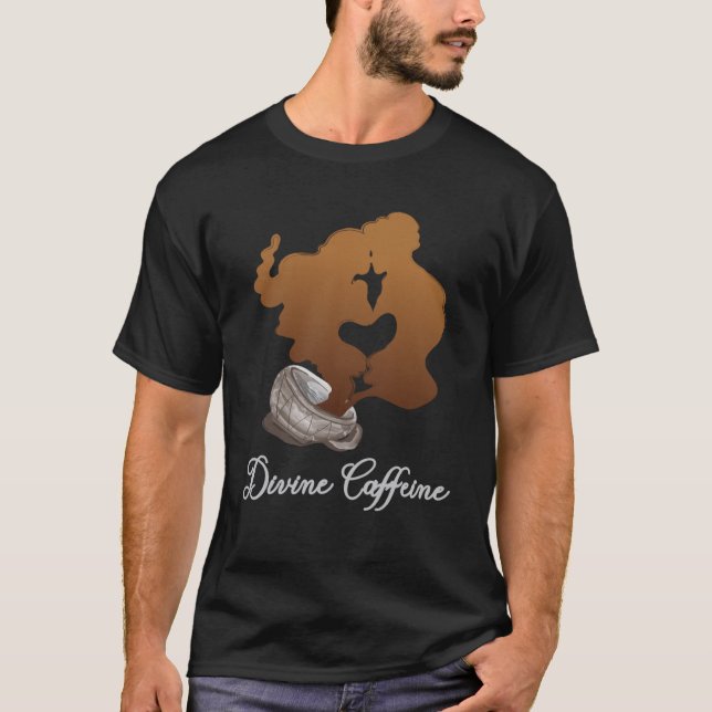 Camiseta Citação Divina Cafeína Twin Flame (Frente)