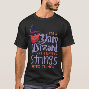 Camiseta Citação Do Assistente De Yarn De Knitting Para Mag