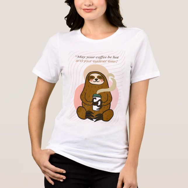 Camiseta citação do café (Frente)