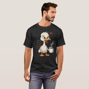 Camiseta Citação do Café do Pato Bravo - Mesmo se Você é um