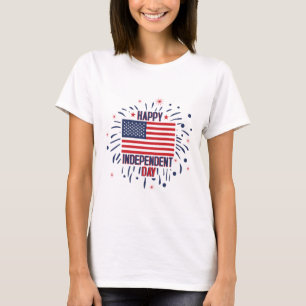 Camiseta Citação do Dia da Independência em 4 de julho