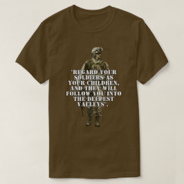 Camiseta Citação do Dia dos Veteranos 