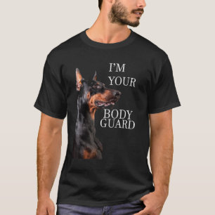 Camiseta Citação do Dobermann Estou no seu corpo